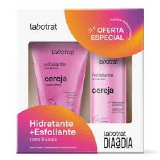 KIT LABOTRAT DIA A DIA CEREJA ESFOLIANTE 150ML +HID 190ML