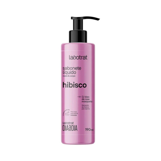 SABONETE LIQUIDO LABOTRAT HIBISCO 190ML