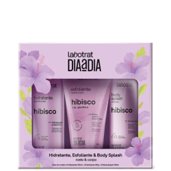 KIT LABOTRAT DIA A DIA HIBISCO HIDRATANTE190ML+ESFOLIANTE 150G+BODY SPLASH 190ML