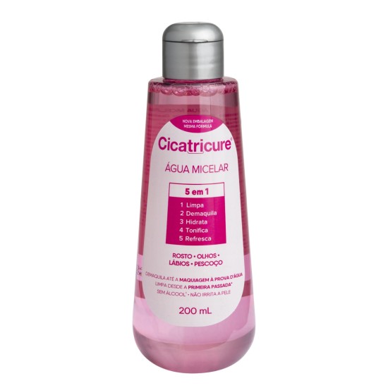 CICATRICURE AGUA MICELAR LIMPEZA FACIAL C/200ML