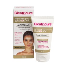 PROTETOR SOLAR CICATRICURE ANTISINAIS MAT FPS50 C/40G