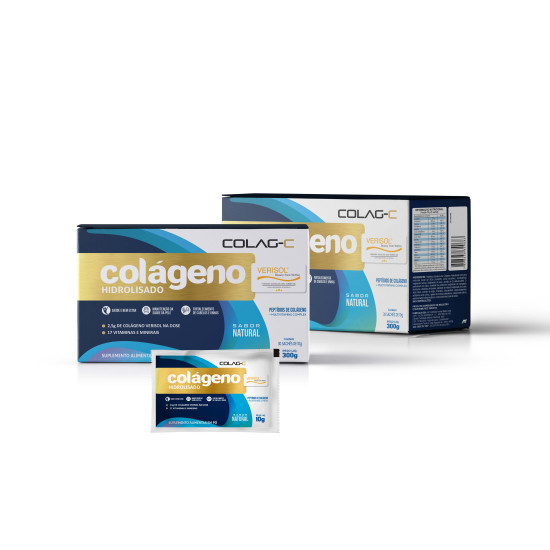 UNIFABRA COLAG C COLAGENO VERISOL NATURAL COM 30 SACHE 10G