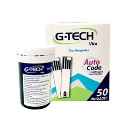 TIRAS REAGENTES G TECH VITA COM 50 UNIDADES