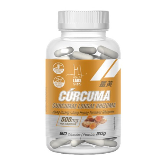 CURCUMA 500MG COM 60 CAPS HEALTH LABS