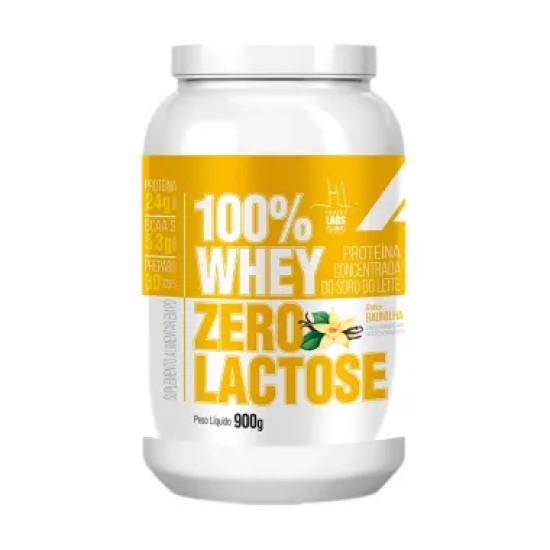 WHEY PROTEIN HEALTH LABSORVENTE 100% ZERO LACTOSE BAUNILHA 900G