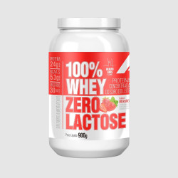 WHEY PROTEIN HEALTH LABS 100% ZERO LACTOSE MORANGO 900G