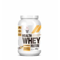 WHEY PROTEIN 100% HEALTH LABSORVENTE BAUNILHA C/900 GR