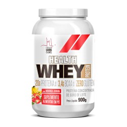 WHEY PROTEIN HEALTH LABSORVENTE MORANGO/BANANA C/900 GR