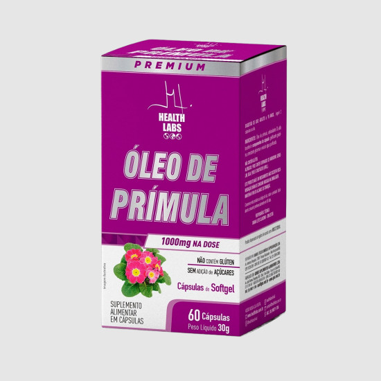 OLEO DE PRIMULA COM 60 CAPSULAS