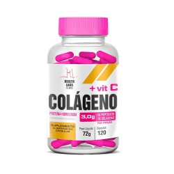 COLAGENO + VITAMINA C HEALTH LABSORVENTE C/120 CAPSULAS