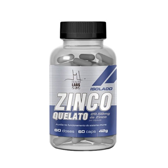 ZINCO QUELATO HEALTH LABSORVENTE C/60 CAPSULAS