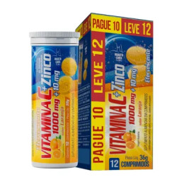 VITAMIN C + ZINCO HEALTH LABS COM 10 CAPSULAS EFERVESCENTE