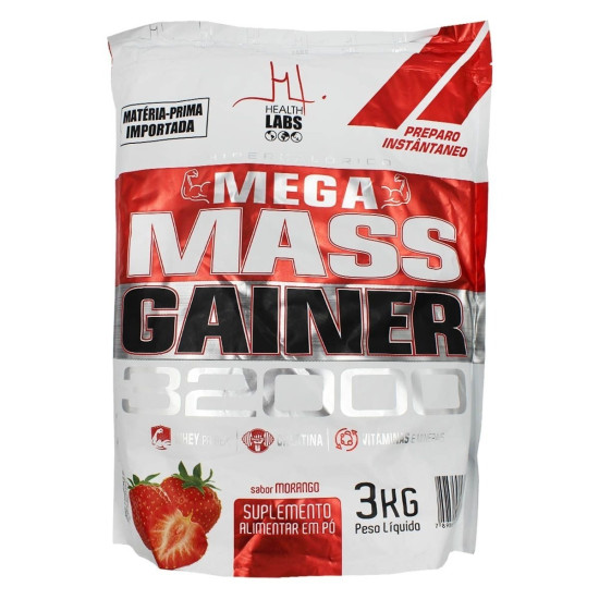 MEGA MASS GAINER MORANGO 3KG