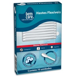 HASTES FLEXIVEIS BEM CARE C/75 UND