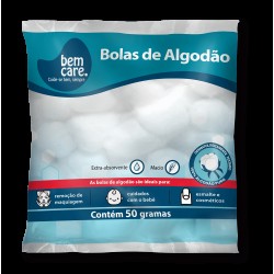 ALGODAO BOLAS BEM CARE C/50G