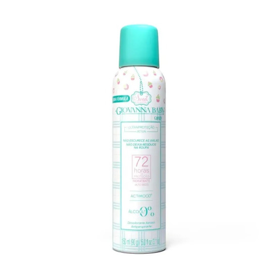 DESODORANTE AEROSOL GIOVANNA BABY CANDY 72H 150ML