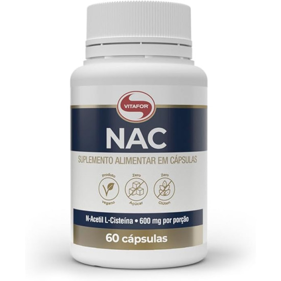 NAC SUPLEMENTO ALIMENTAR EM CAPSULAS COM 60CAPSULAS