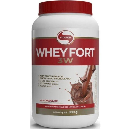 WHEY FORT VITAFOR CHOCOLATE 900G