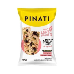 CEREAL PINATI NUTS ZERO ORIGINAL LV4 PG3 COM 25G CADA