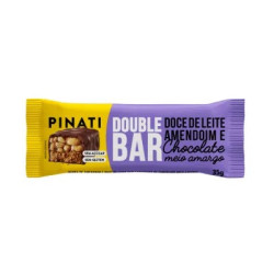 CEREAL PINATI DOUBLE BAR DOCE DE LEITE/AMENDOIM/CHOCOLATE 35G