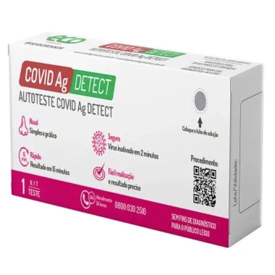 AUTOTESTE COVID-19 AG SWAB NASAL DETECT ECO D