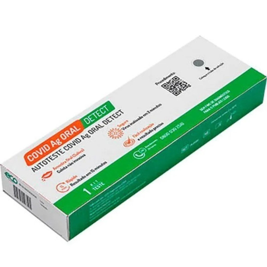 AUTOTESTE COVID-19 SWAB ORAL SALIVA ECO DIAGNOSTICA