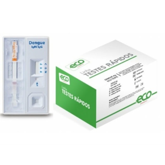 TESTE DENGUE DUO ECO 20 TESTE-20 PIPETAS CAP