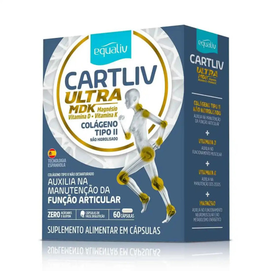 COLAGENO EQUALIV CARTLIV ULTRA MDK COM 60CAPSULAS