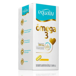 OMEGA 3 OLEO DE PEIXE 1000MG COM 180CAPSULAS EQUALIV