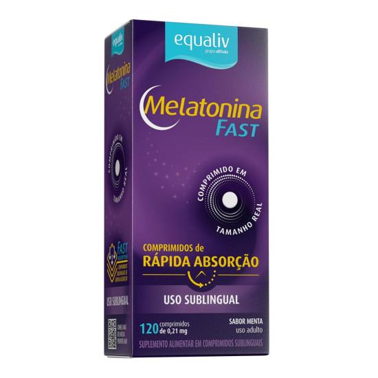 MELATONINA 0,21MG COM 120 CAPSULAS EQUALIV