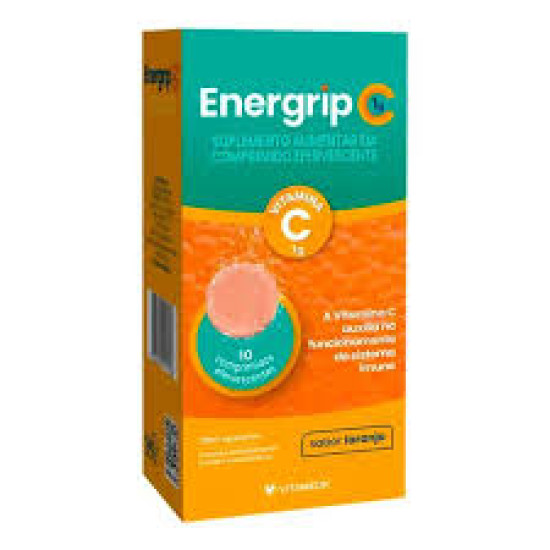 ENERGRIP C 1G LARANJA COM 10 CAPSULAS EFERVESCENTE