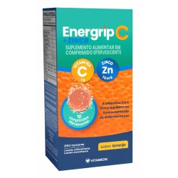 ENERGRIP C+ZINCO 1G+30MG C/10COMPRIMIDOS EFERV VITAMED