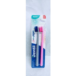ESCOVA DENTAL DENTIL COLOR POP MACIA COM 2 UND