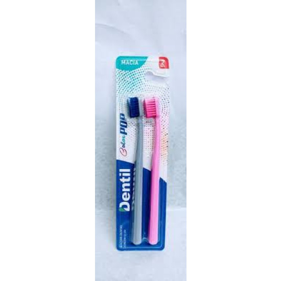 ESCOVA DENTAL DENTIL COLOR POP MACIA COM 2 UND