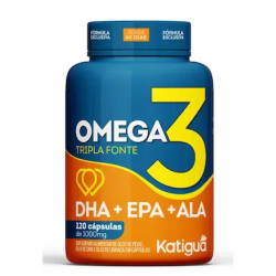 OMEGA 3 TRIPLA FONTE 1000MG COM 120 CAPSULAS