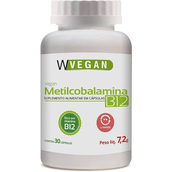 VEGAN VITAMINA B12B COM 30 CAPSULAS