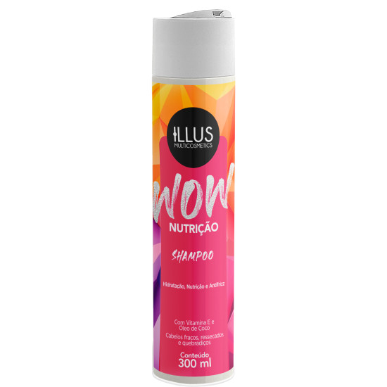 SHAMPOO ILLUS WOW NUTRICAO 300ML