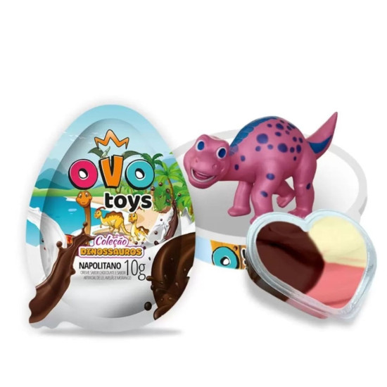 OVO TOYS SURPRESA DINOSSAUROS 10G