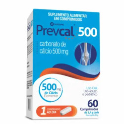 PREVCAL D 500MG COM 60 CAPSULAS