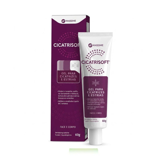 CICATRISOFT GEL CORPORAL FACIAL CICATRIZES E ESTRIAS 60G
