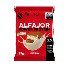 ALFAJOR FARLIFE POWER PROTEIN LEITINHO 55G