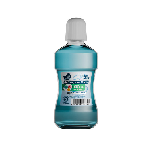 ENXAGUANTE BUCAL BEM CARE COOL MINT 100ML
