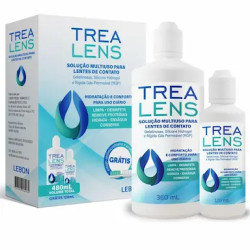 KIT TREA LENS LENTE CONTATO COM 360ML+120ML