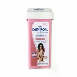 CERA DEPI ROLL ROLLON REFIL QUENTE ROSA 100G