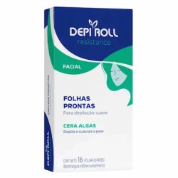FOLHAS PRONTAS DEPI ROLL FACIAL ALGAS C/8 PARES