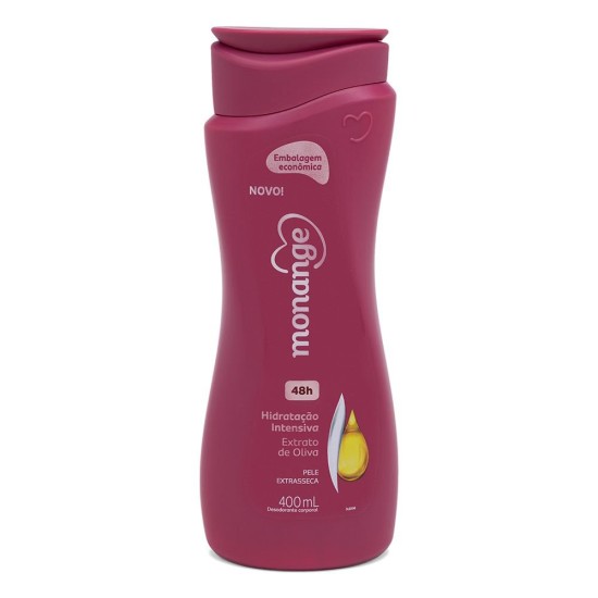 LOCAO HIDRATANTE MONANGE EXTRATO DE OLIVA 400ML