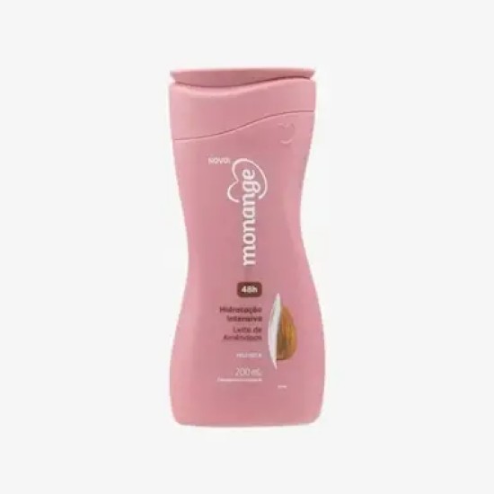 LOCAO HIDRATANTE MONANGE HIDRATANTE INTENSIVA LEITE AMENDOAS 200ML