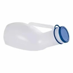 COLETOR URINA MARRECO PLASTICO COM ALCA E TAMPA 1LT
