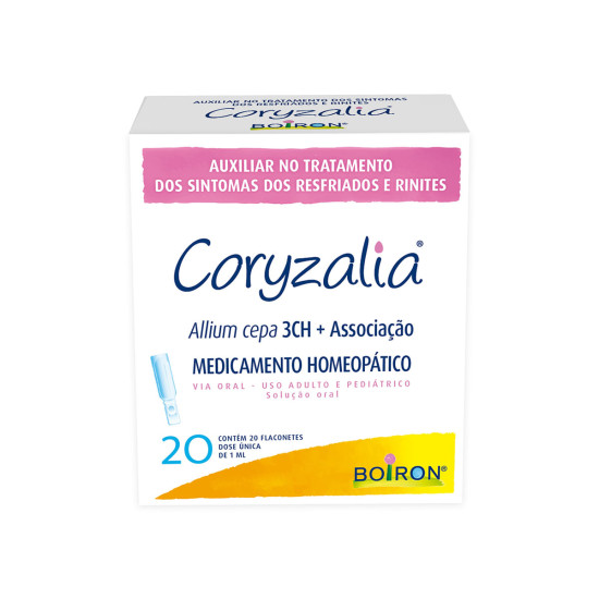CORYZALIA SOL COM 20 FLACONETES DE 1ML
