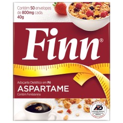 ADOÇANTE FINN PO ASPARTAME 50 ENV